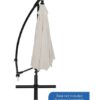 AD-173 Heavy Duty Two Tier Center Pole Umbrella