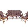 AD-073 Four Seater Living Sofa Set