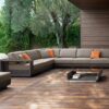 AD-060, Outdoor L Shape Wicker Sofa Set