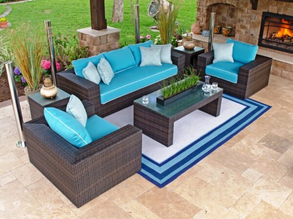 CFI-061 AD-061 Wicker Living Sofa Set