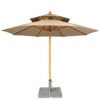 AD-173 Heavy Duty Two Tier Center Pole Umbrella