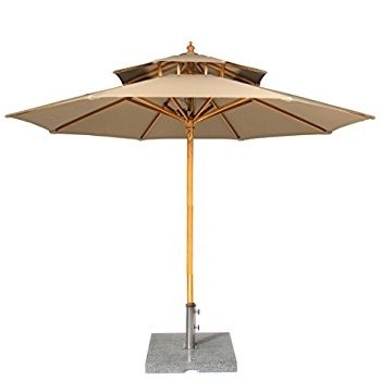 CFI-173 AD-173 Heavy Duty Two Tier Center Pole Umbrella