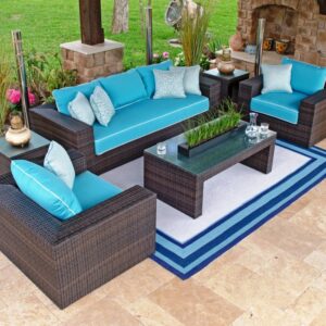 CFI-061-2-300x300 AD-061 Wicker Living Sofa Set