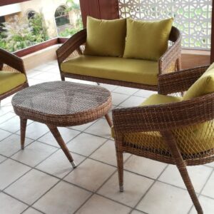 AD-073 Four Seater Living Sofa Set