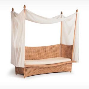 AD-158 Luxury Cane Daybed With Roof Canopy